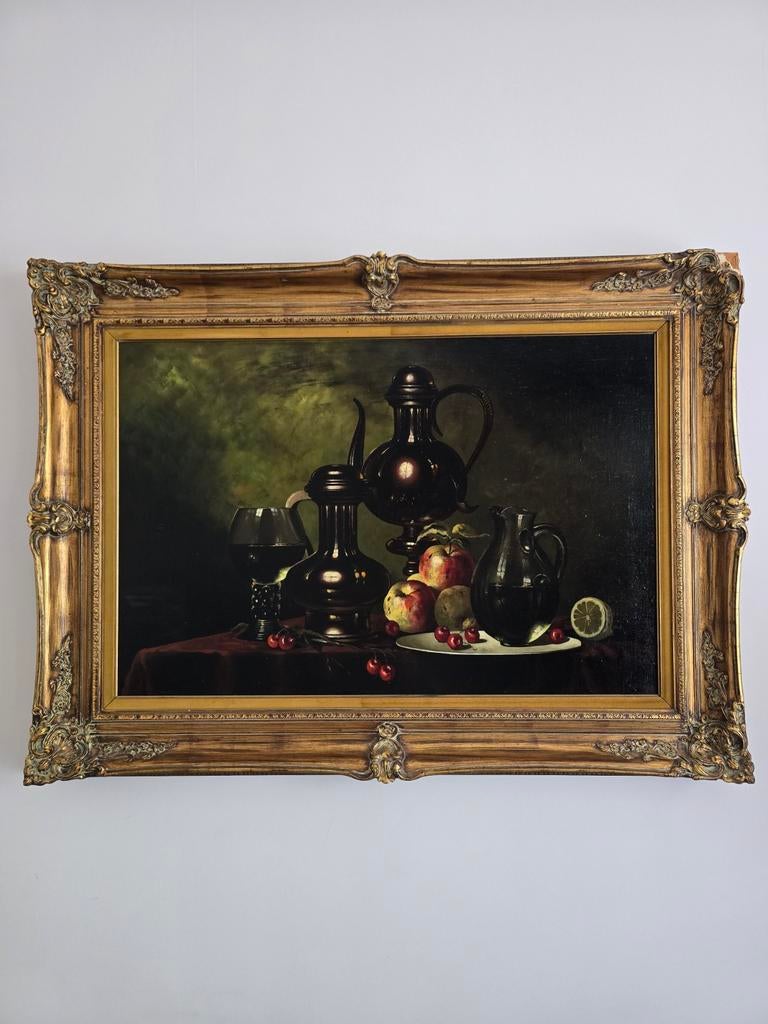 Gyula bubarnik Stilleven, Antiek en Kunst, Kunst | Schilderijen | Klassiek, Ophalen of Verzenden