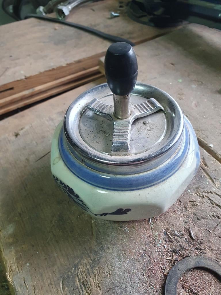 Asbak delfsblauw, Ophalen of Verzenden