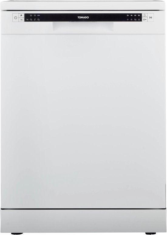 Tomado vaatwasser TDW6001W - Vrijstaand - 14 couverts, Minder dan 85 cm, Refurbished, Ophalen of Verzenden, Info@tomado.nl