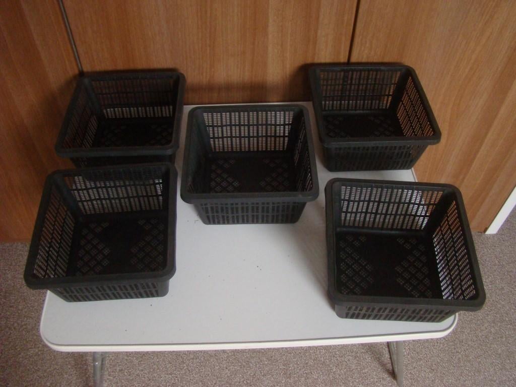 vijvermandjes vierkant  5 stuks, Ophalen of Verzenden, Nieuw, Overige typen