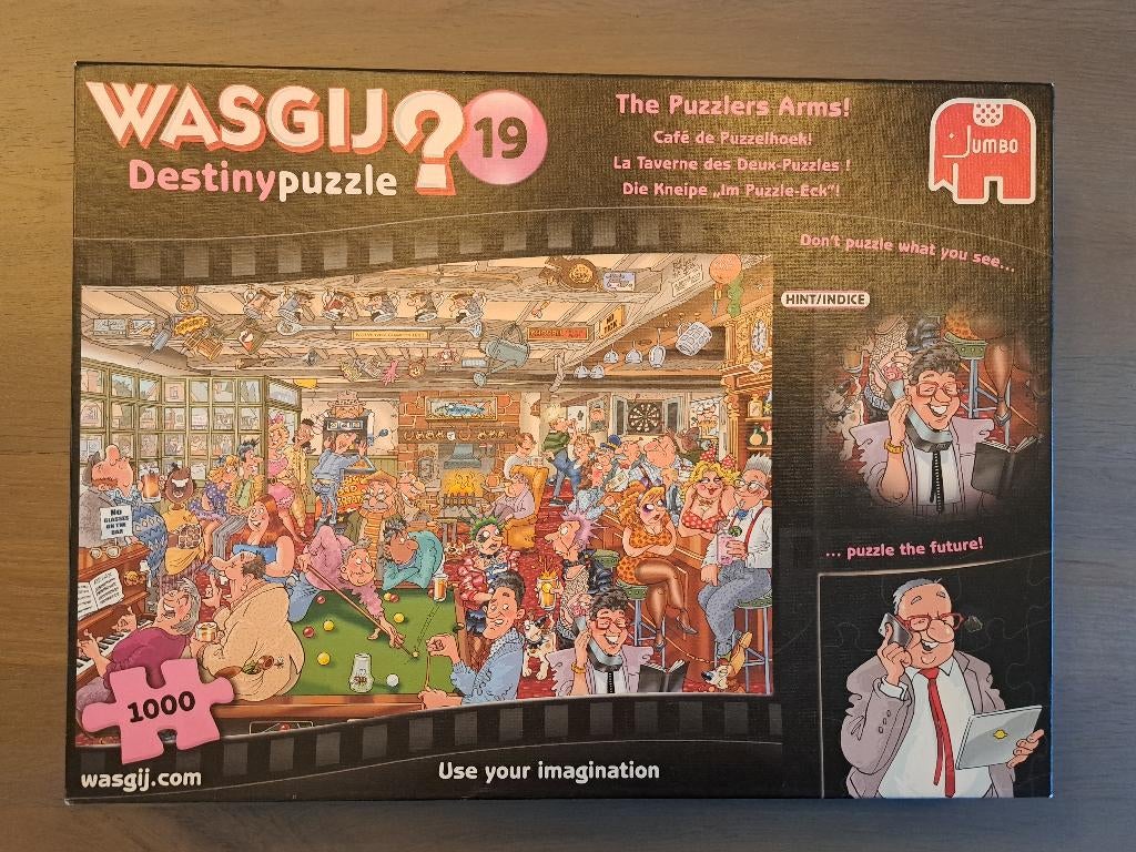 Wasgij 19 Destiny, Café de Puzzelhoek!, Ophalen of Verzenden, 500 t/m 1500 stukjes, Zo goed als nieuw, Legpuzzel