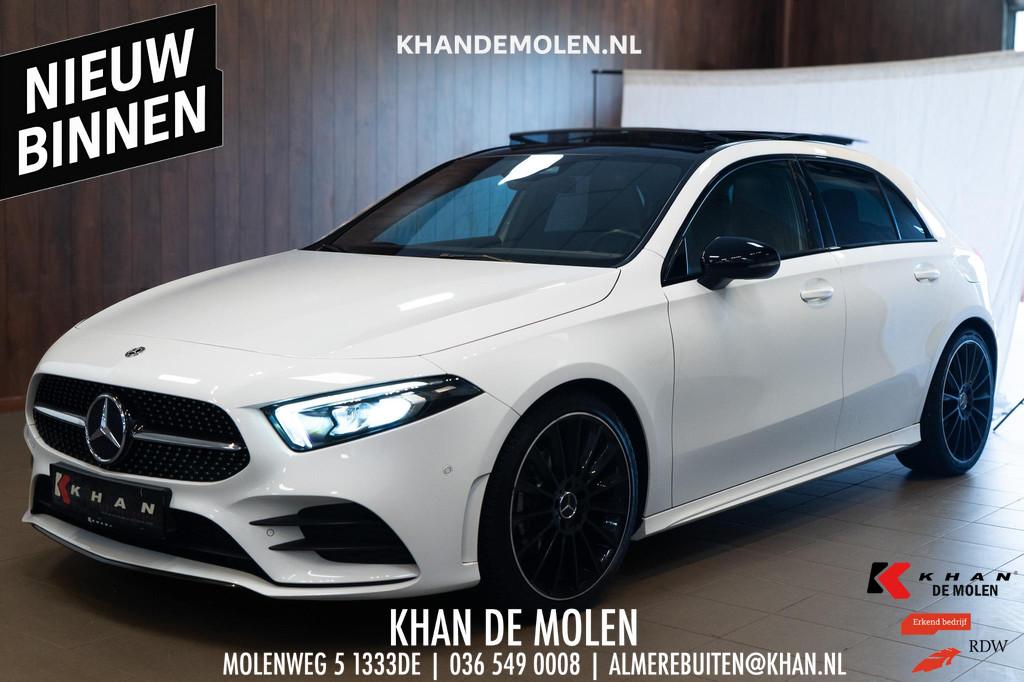 Mercedes-Benz A-klasse 200 Business AMG Night Pakket Pano|Cr, Stof, Gebruikt, 4 cilinders, Electronic Stability Program (ESP)