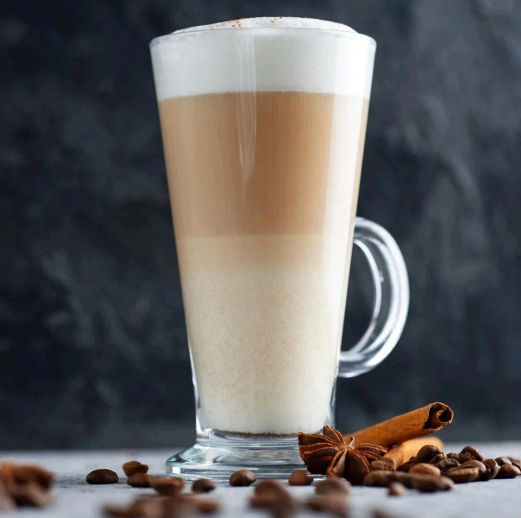 6x Latte Macchiato Glazen - 280 ml, Glas of Glazen, Nieuw, Ophalen of Verzenden, Glas