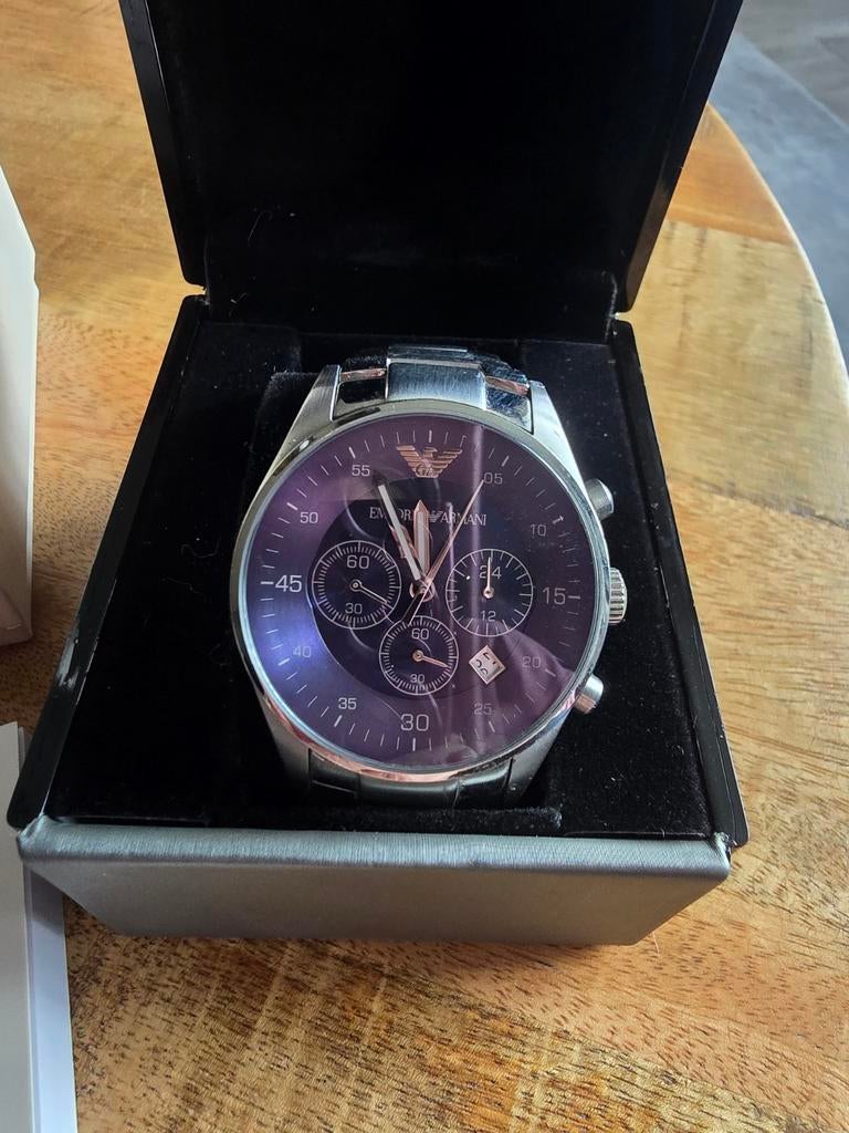 Emporio Armani Herenhorloge - Zo goed als nieuw, Ophalen of Verzenden