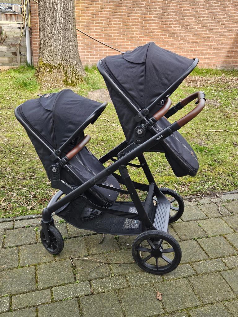 Duo Kinderwagen, Gebruikt, Combiwagen, Verstelbare duwstang, Ophalen