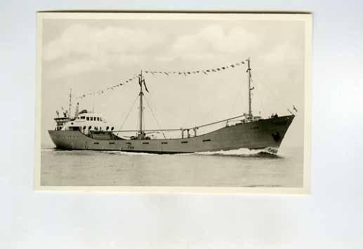 scheepvaart-foto/kaart-FOXHOL-werf FERUS SMIT-lion, Ophalen of Verzenden, 1940 tot 1960, Gelderland