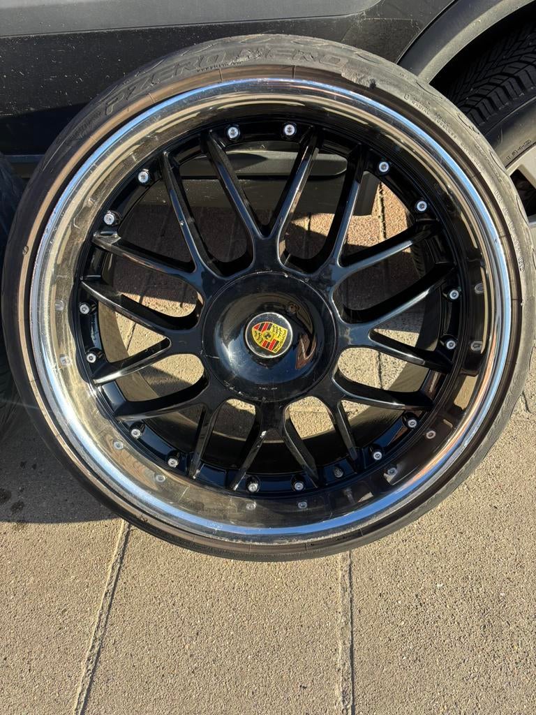 23 inch porsche cayenne velgen 5x130, Auto-onderdelen, Banden en Velgen, Ophalen, Overige maten, Zomerbanden, Velg(en)