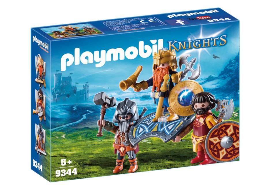 9344 de dwergenkoning met zijn twee helpers NIEUW, Kinderen en Baby's, Speelgoed | Playmobil, Ophalen of Verzenden, Nieuw, Complete set