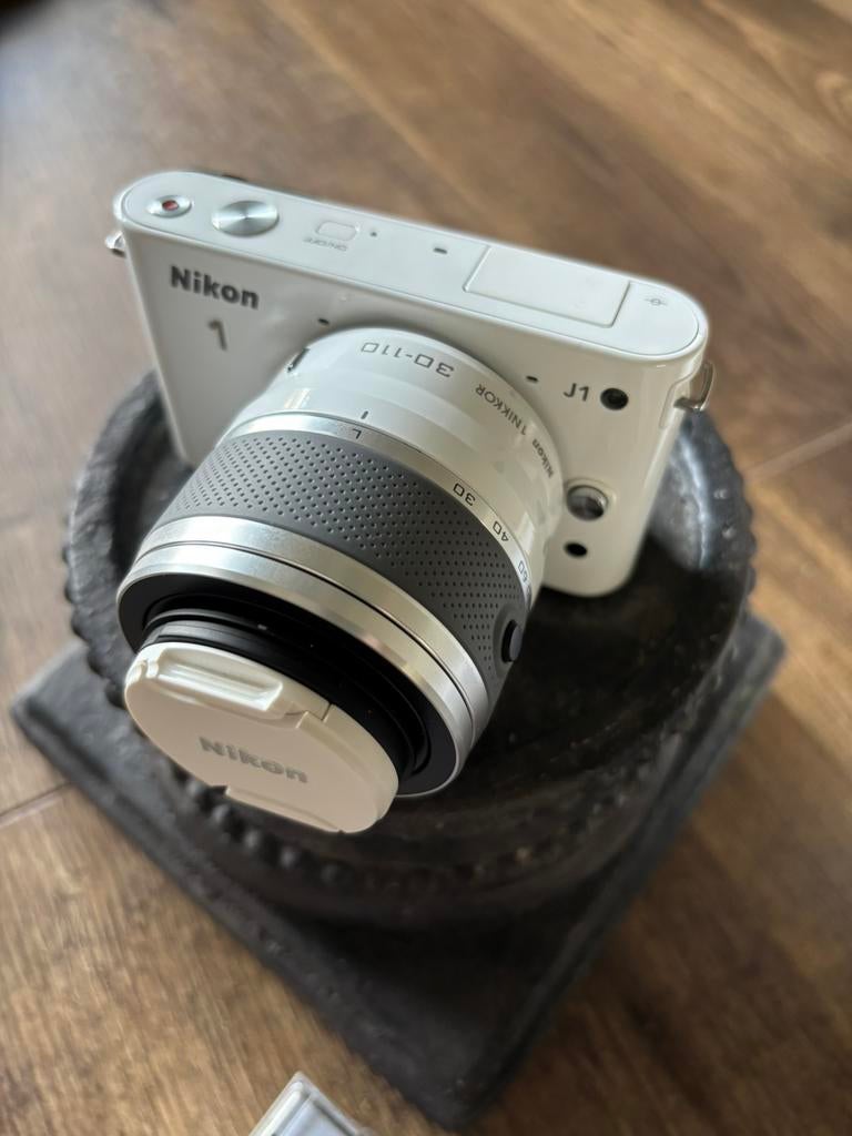Nikon 1 camera wit, Ophalen of Verzenden, Zo goed als nieuw, Nikon, 8 keer of meer
