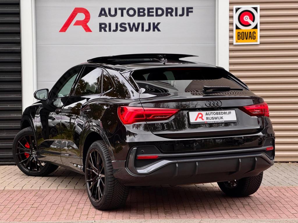 Audi Q3 Sportback 45 TFSI e S Edition Pano/Memory/360/Matrix, 12 maanden, Gebruikt, Zwart, 245 pk