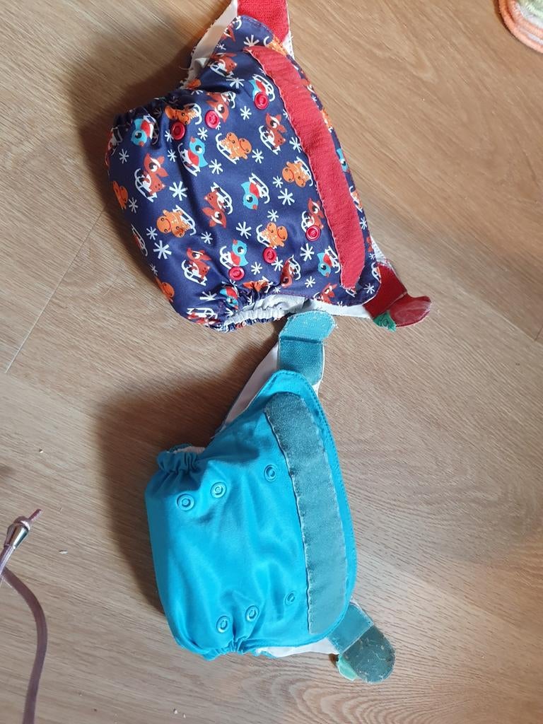 2x wasbare luiers merk totsbots, Ophalen of Verzenden, Gebruikt