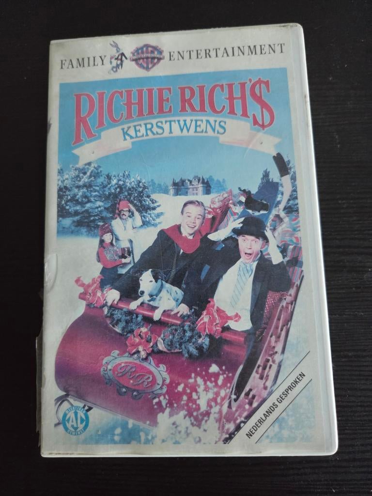 Richie Rich's Kerstwens - VHS (Nederlands Gesproken), Cd's en Dvd's, Alle leeftijden, Ophalen, Gebruikt, Komedie