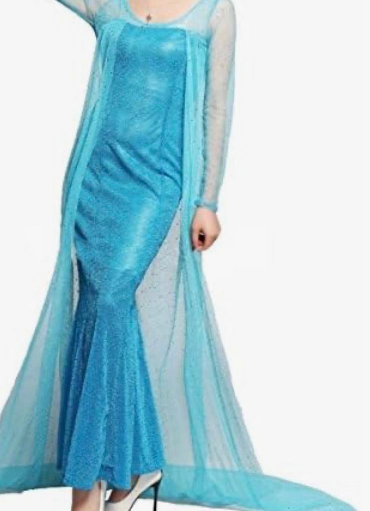 Elsa jurk maat M vrouwen, Ophalen of Verzenden, Zo goed als nieuw, Zwart, Overige typen