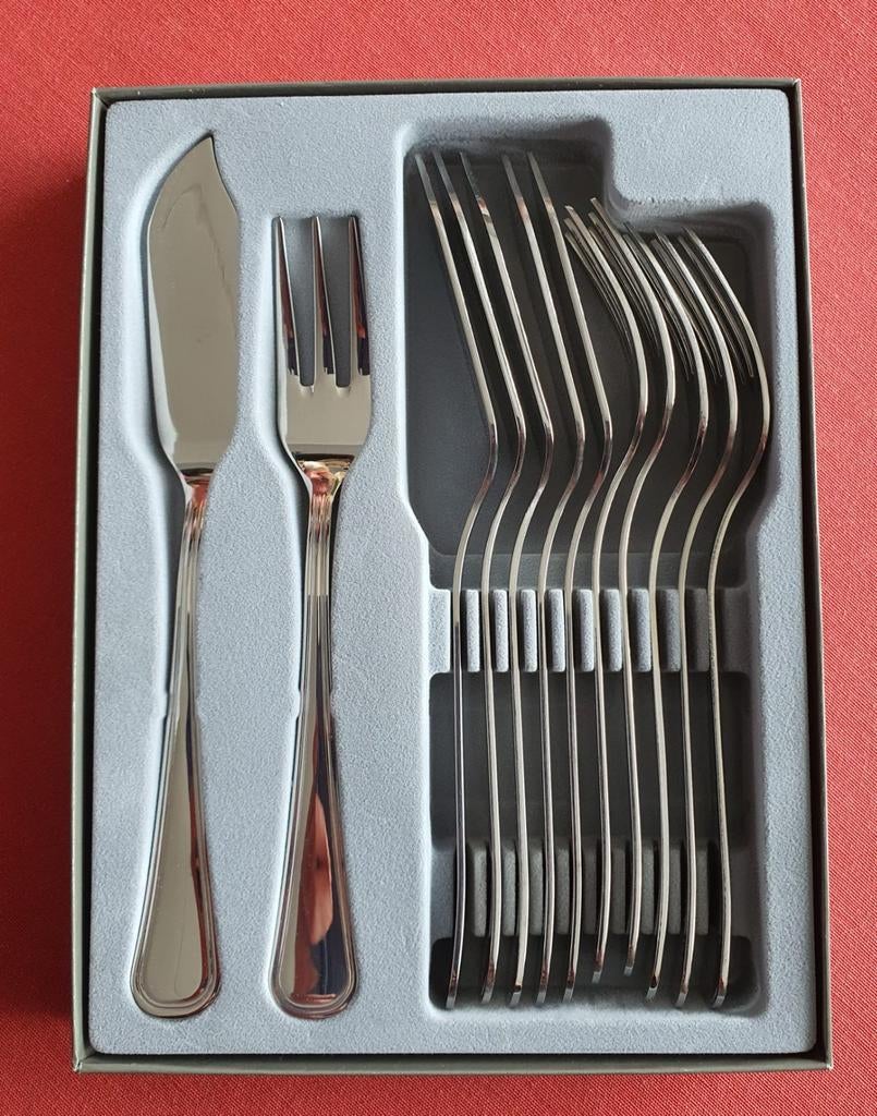 Nieuw in doos! Guy Degrenne 6 persoons Visbestek, Ophalen of Verzenden