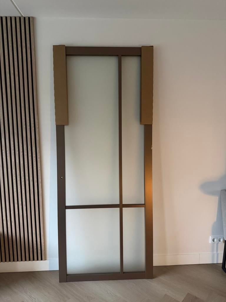 Binnendeur brons nieuw 231,5 x 93 cm kleine schade, Doe-het-zelf en Verbouw, Ophalen, 80 tot 100 cm, 215 cm of meer, Binnendeur