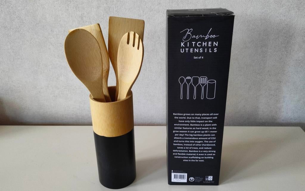 Nieuwe 5-delige set bamboe keukengerei van SENZA, Huis en Inrichting, Ophalen of Verzenden, Nieuw