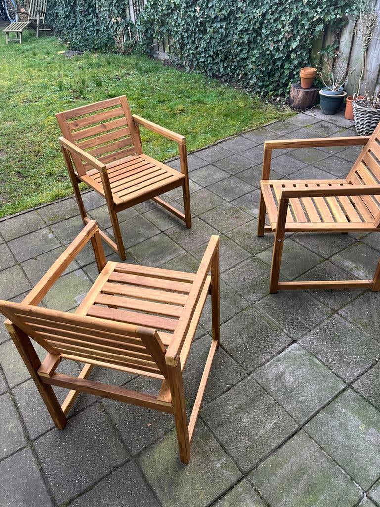 IKEA Nammaro houten tuinstoelen, Ophalen of Verzenden, Nieuw, Hout