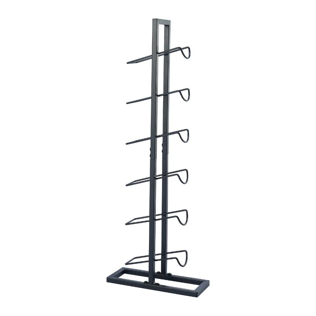 Wijnrek | Flessenrek | Wijnopslag 6 flessen | 17x21x84cm, Info@lendo-online.eu, Metaal, 5 tot 15 flessen, 50 tot 75 cm