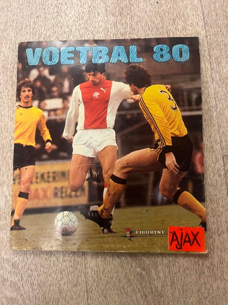 Compleet Panini Voetbal 80 album met rookie Gullit, Ophalen of Verzenden, Gebruikt, Overige binnenlandse clubs, Boek of Tijdschrift