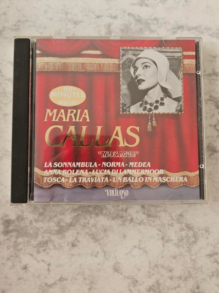 Maria Callas – "Mosaics" (CD) | Legendarische Live-opnames, Cd's en Dvd's, Cd's | Klassiek, Zo goed als nieuw, Opera of Operette