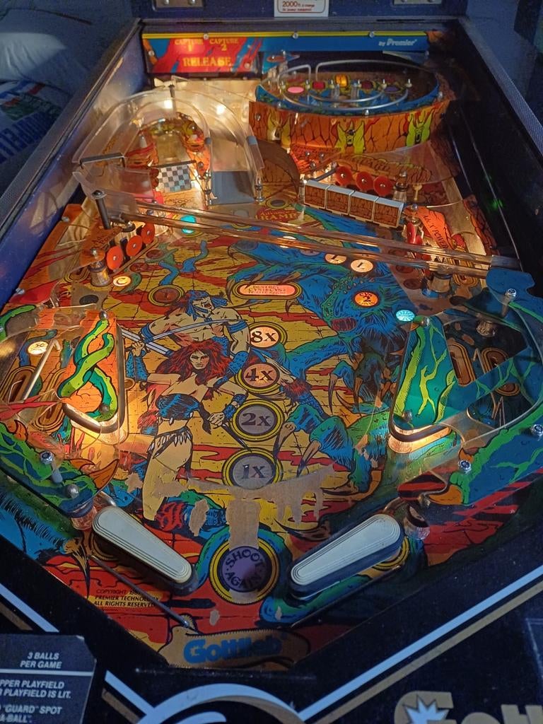 Nette Arena Gottlieb flipperkast, Ophalen, Gebruikt, Flipperkast