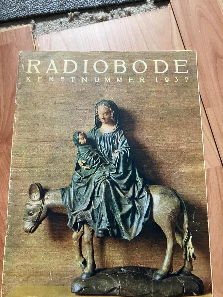 Radiobode Kerstnummer 1937 - Historisch Tijdschrift, Ophalen, Gelezen, Overige typen