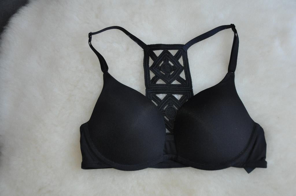bh 70C, h&m bh 70c, black bra 70C, H&M, Ophalen of Verzenden, Zwart, BH