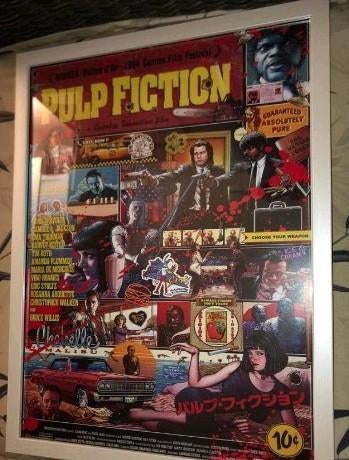 Pulp fiction, Ophalen of Verzenden, Zo goed als nieuw, A1 t/m A3, Film en Tv