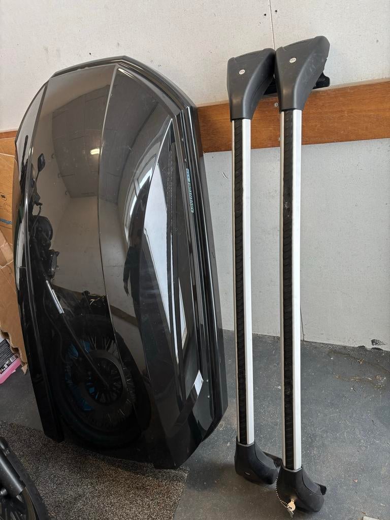 Dakkoffer Adventure 130 met Volvo dakdragers, Ophalen of Verzenden, Gebruikt