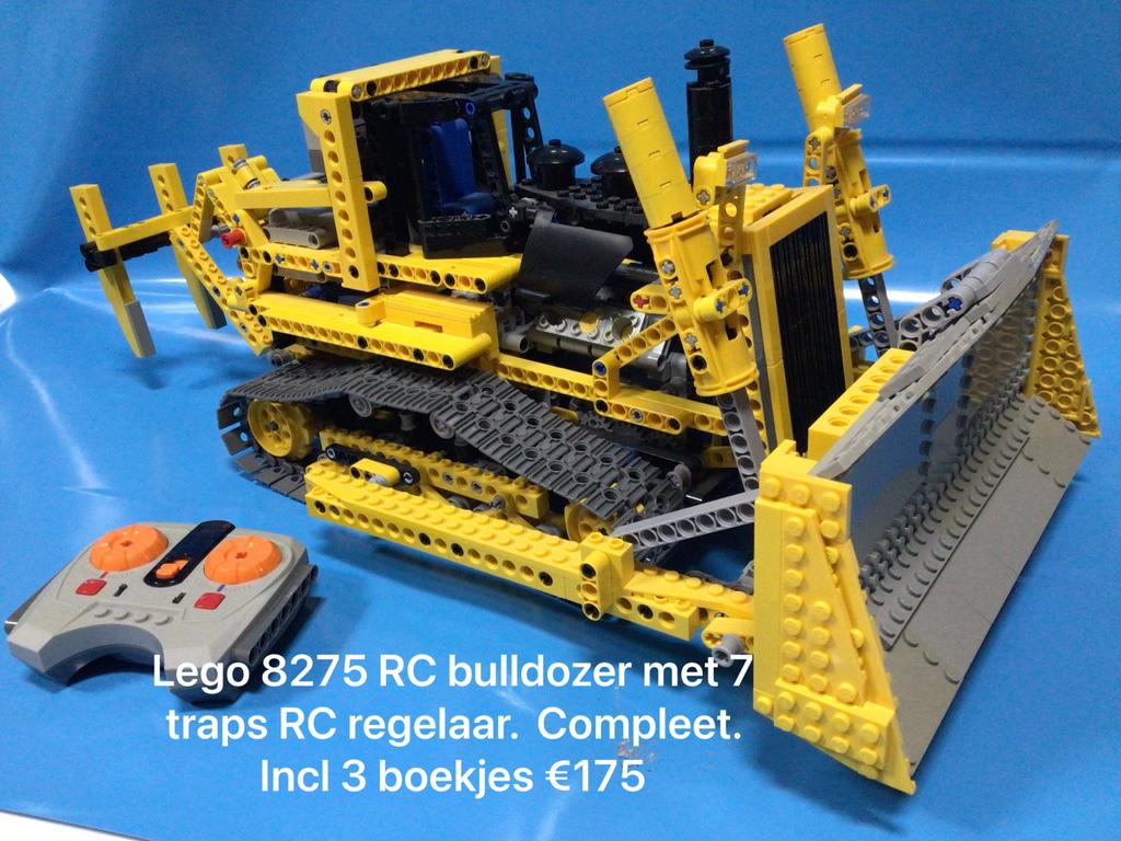 Lego 8275 RC bulldozer met 7 traps RC regelaar, Ophalen of Verzenden, Gebruikt, Overige merken