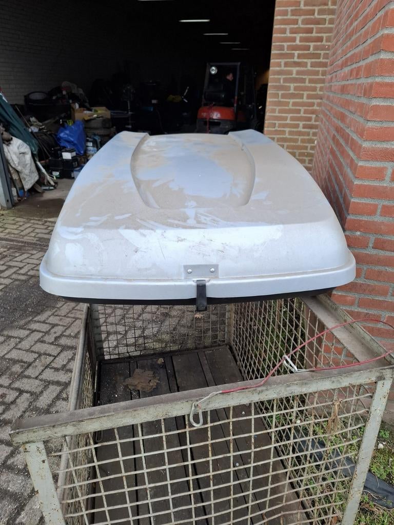 Dakkoffer Karrite grijs - 160x100x40cm, Auto diversen, Dakkoffers, Gebruikt, Ophalen