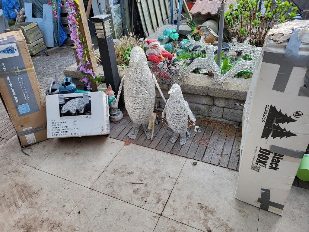 kerst verlichting voor binnen en buiten, Ophalen, Gebruikt