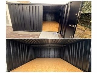 2 demontabele containers, Ophalen