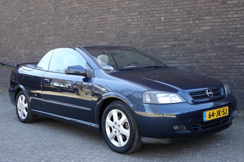 Opel Astra Cabriolet 1.8-16V Bertone cabriolet, leder, trekh, Auto's, 4 cilinders, 1796 cc, Bedrijf, 126 pk