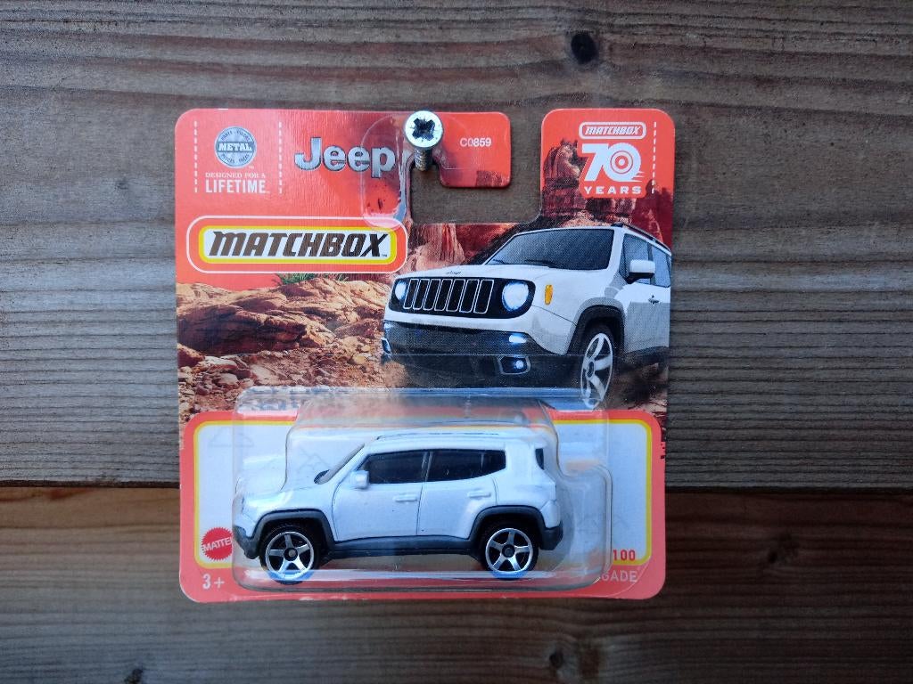 Jeep Renagade '19 Matchbox, Hobby en Vrije tijd, Ophalen, Nieuw, Auto