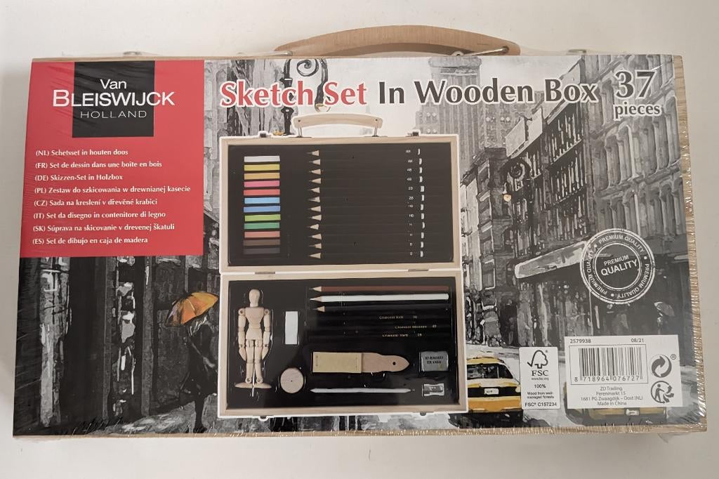 Van Bleiswijck Tekenset, Tekendoos, Ophalen of Verzenden, Nieuw, Overige typen