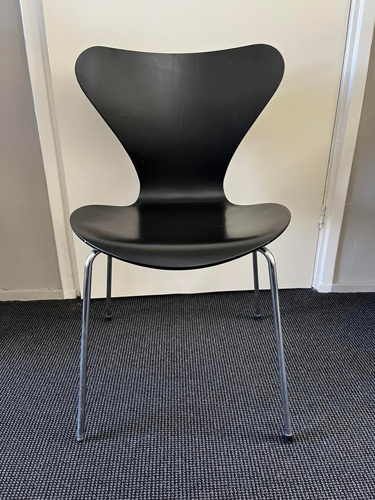 Vlinderstoel van Fritz Hansen, Huis en Inrichting, Stoelen, Ophalen, Gebruikt, Zwart, Eén