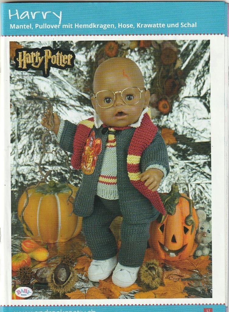 Tijdschriften poppenmode breien naaien Harry Potter 3 stuks, Hobby en Vrije tijd, Breien en Haken, Verzenden, Zo goed als nieuw