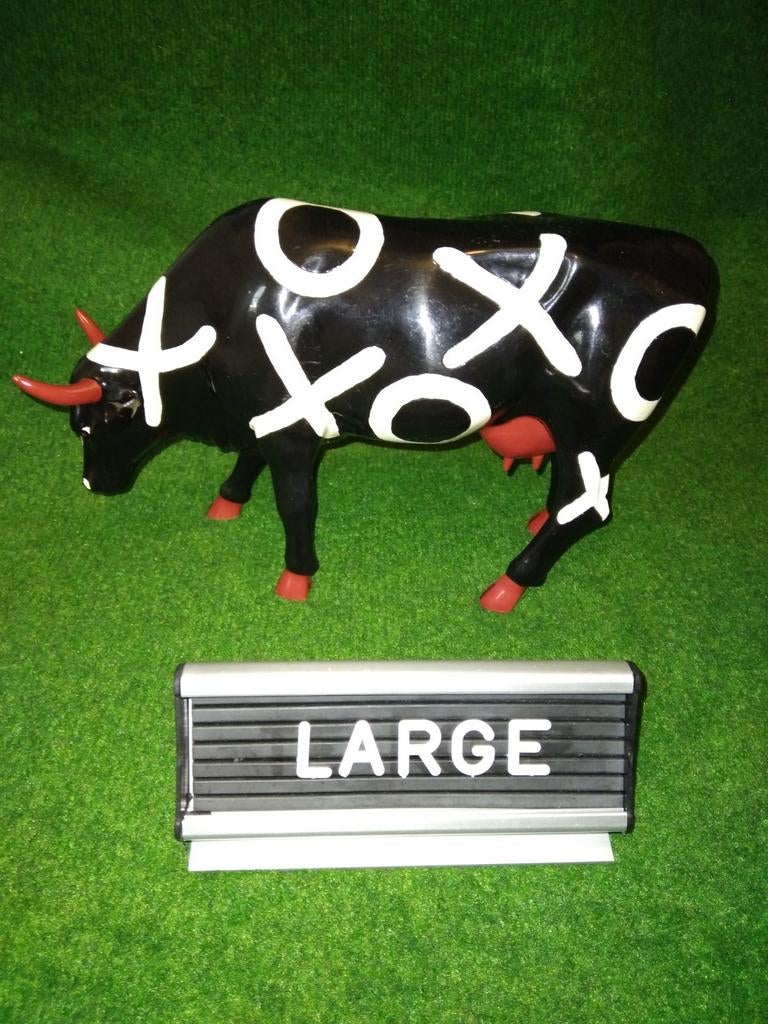 Cow Parade Koe "Hugs&Smooches" LARGE, Ophalen of Verzenden, Zo goed als nieuw, Dier