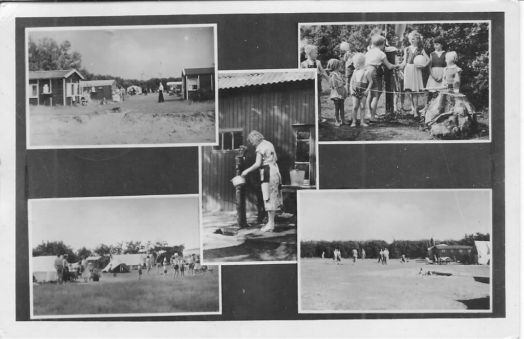 Kampeercentrum W.Smit, Langeveld., Ophalen of Verzenden, 1940 tot 1960, Gelopen, Zuid-Holland