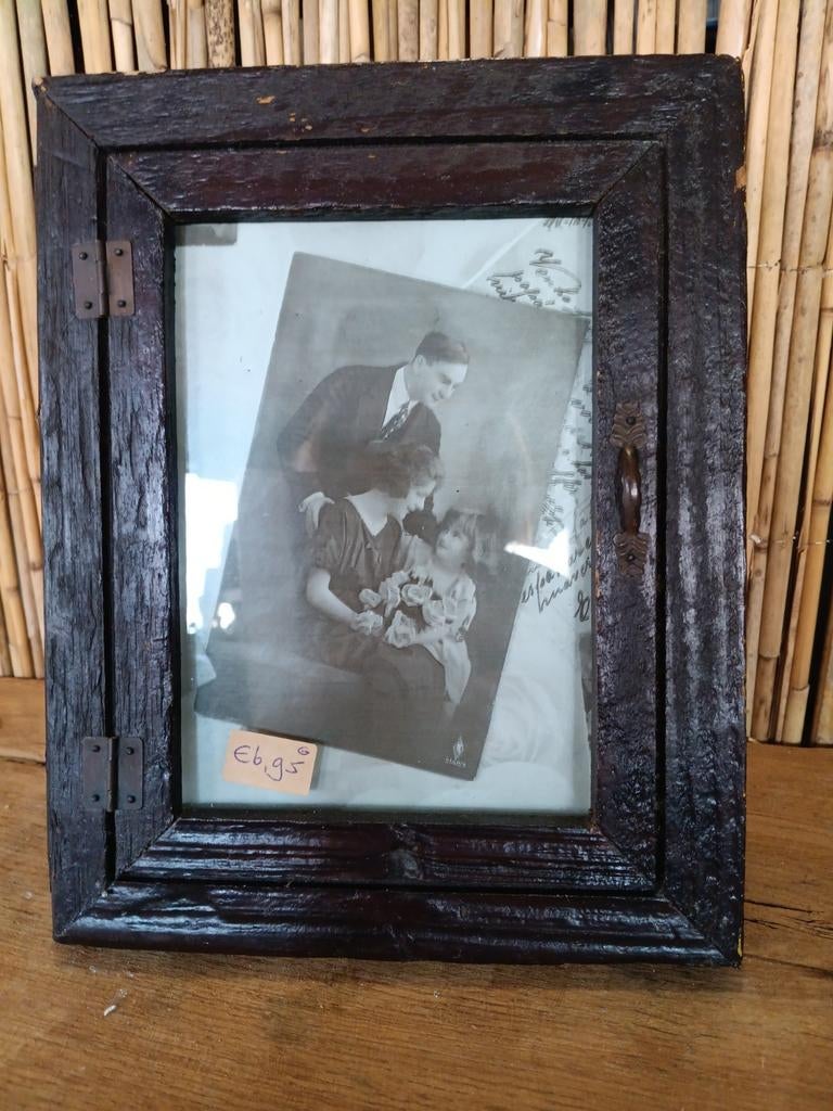 Oud fotolijstje, Antiek en Kunst, Curiosa en Brocante, Ophalen of Verzenden