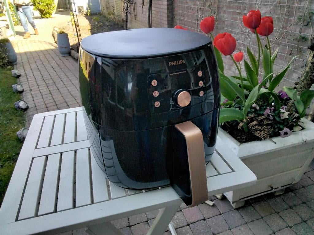 Philips Airfryer XXL HD9867/90, Ophalen, Zo goed als nieuw, Airfryer XXL, 1500 gram of meer