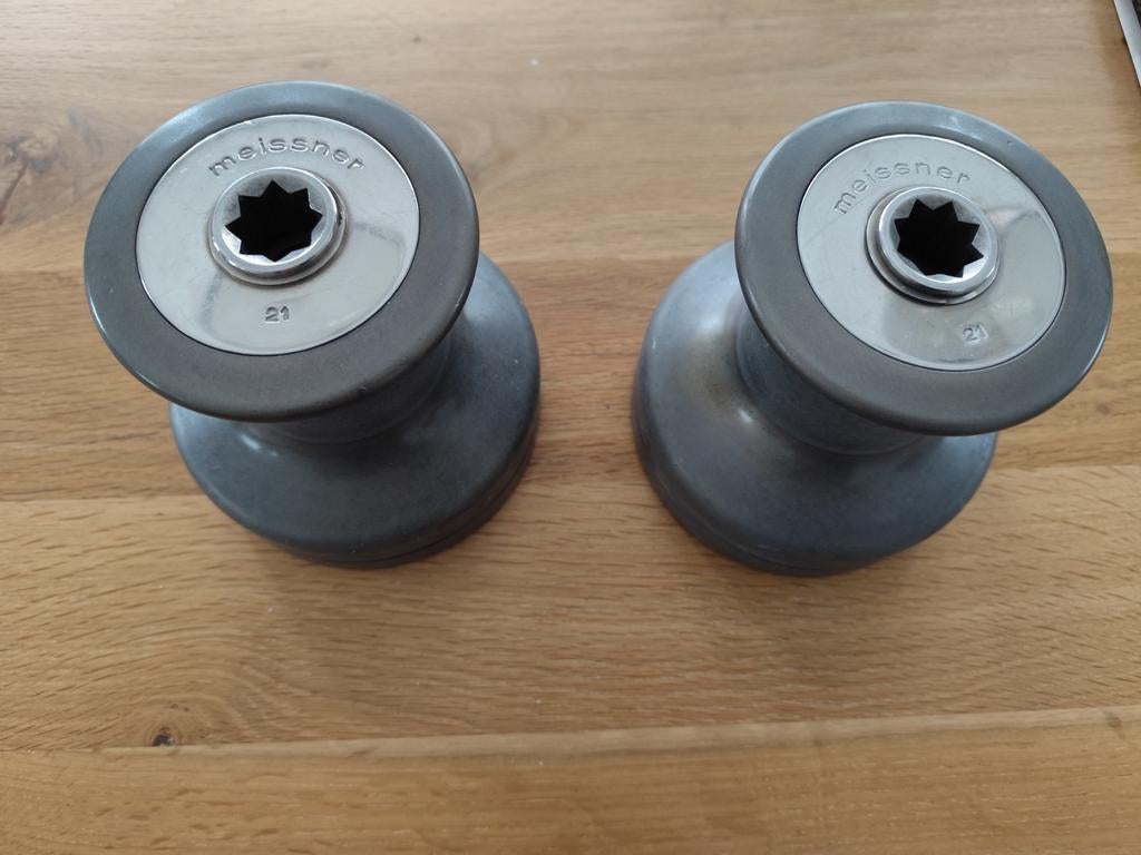 2 Meisner 21 Schootlieren voor zeiljacht (2 snelheden), Ophalen of Verzenden, Minder dan 15 m²