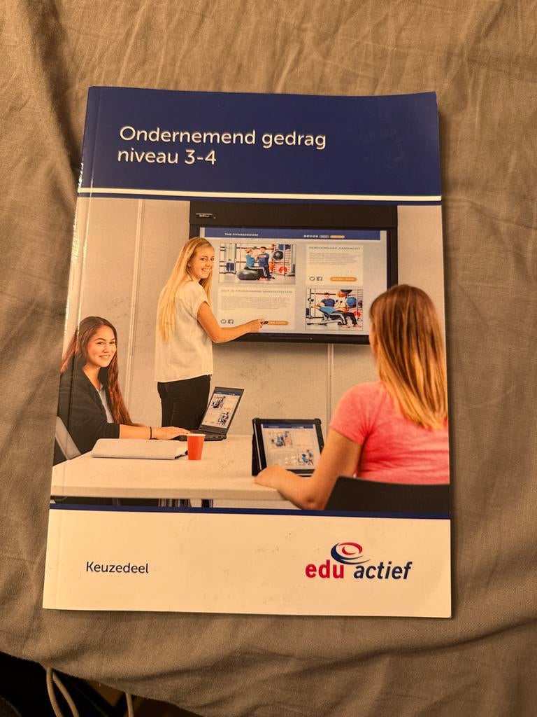 Ondernemend gedrag niveau 3-4 - Keuzedeel Edu Actief, Boeken, Ophalen of Verzenden, Gamma, Zo goed als nieuw, MBO