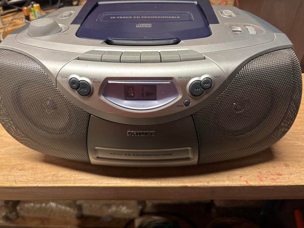 Philips AZ101 CD Soundmachine Radio, Ophalen of Verzenden, Gebruikt, Radio, Met cd-speler