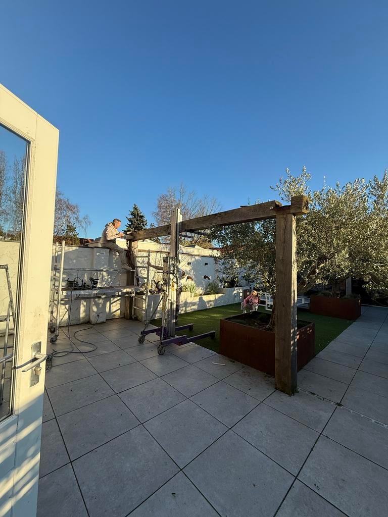 Eiken houten balken, Ophalen, Gebruikt, Eiken, Balk