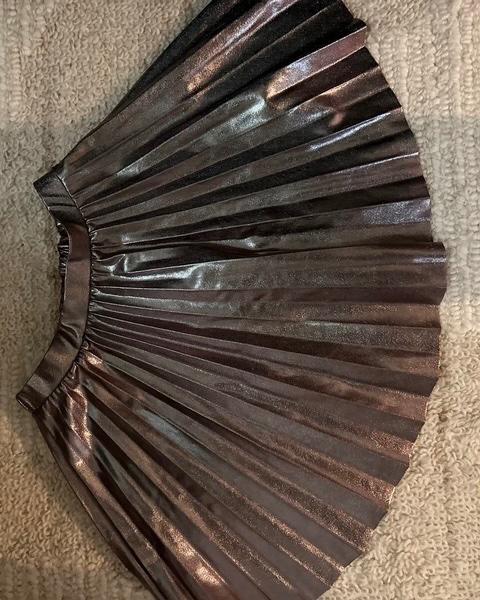 Zara metallic plissé rokje nieuw met kaartje!, Kinderen en Baby's, Kinderkleding | Maat 128, Meisje, Nieuw, Ophalen of Verzenden