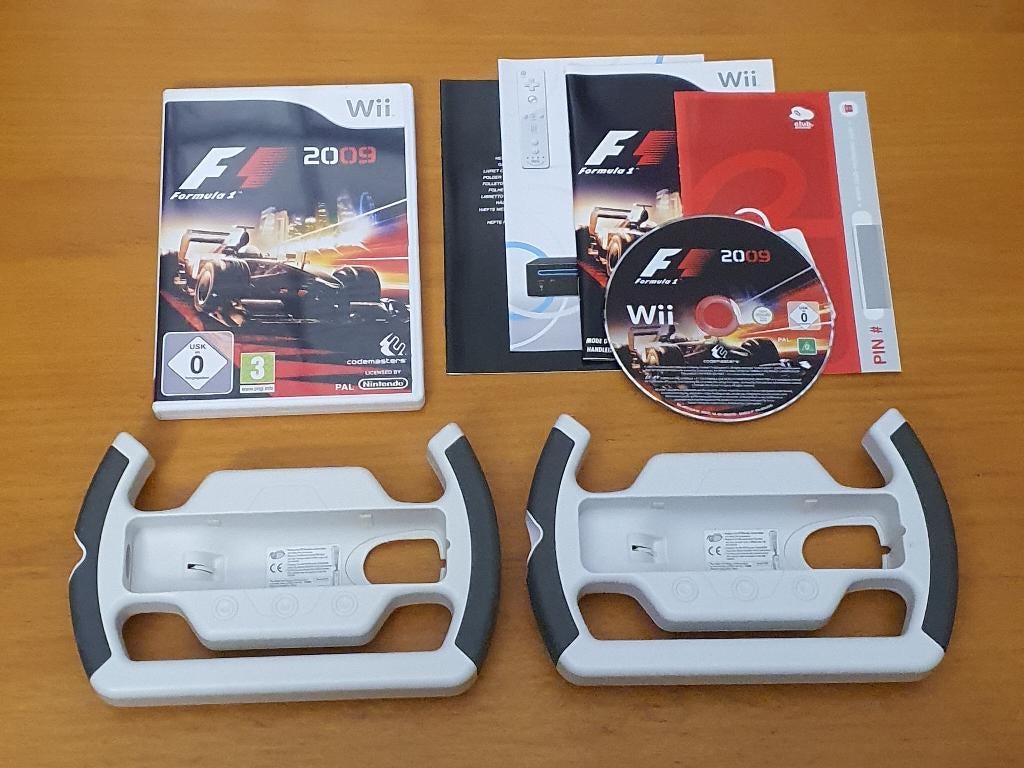 Wii | FORMULA F1 2009 met 2x F1 STUUR | F1 2009, Gebruikt, 1 speler, Racen en Vliegen, Ophalen of Verzenden