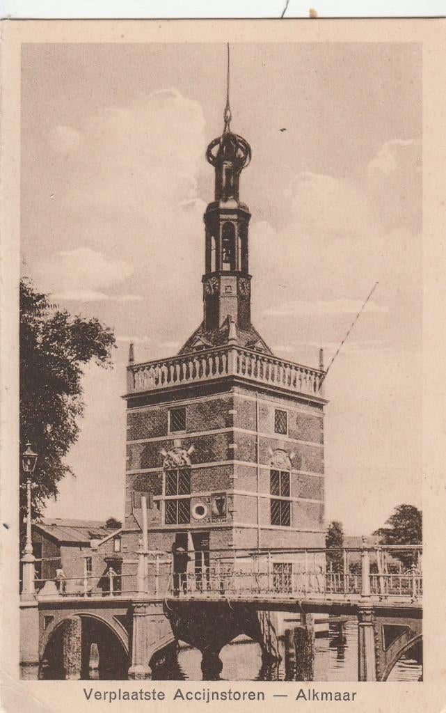alkmaar- accijnstoren, Verzamelen, Ophalen of Verzenden, Voor 1920, Noord-Holland