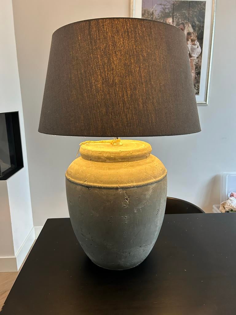 Riverdale Kruiklamp met Zwarte Kap, Ophalen of Verzenden, Zo goed als nieuw, Overige materialen, 50 tot 75 cm